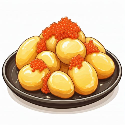 명란소스 찐감자