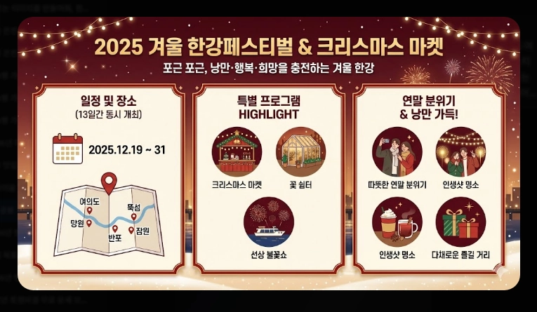 한강공원 겨울 나들이 완벽 가이드 눈썰매·축제 총정리