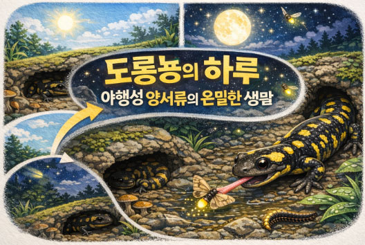 도롱뇽의 하루