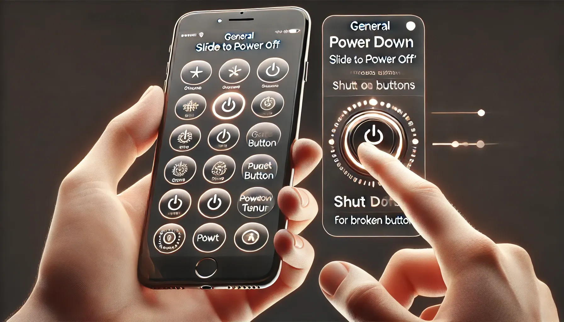 아이폰 7 전원 끄기와 AssistiveTouch 설정 활용