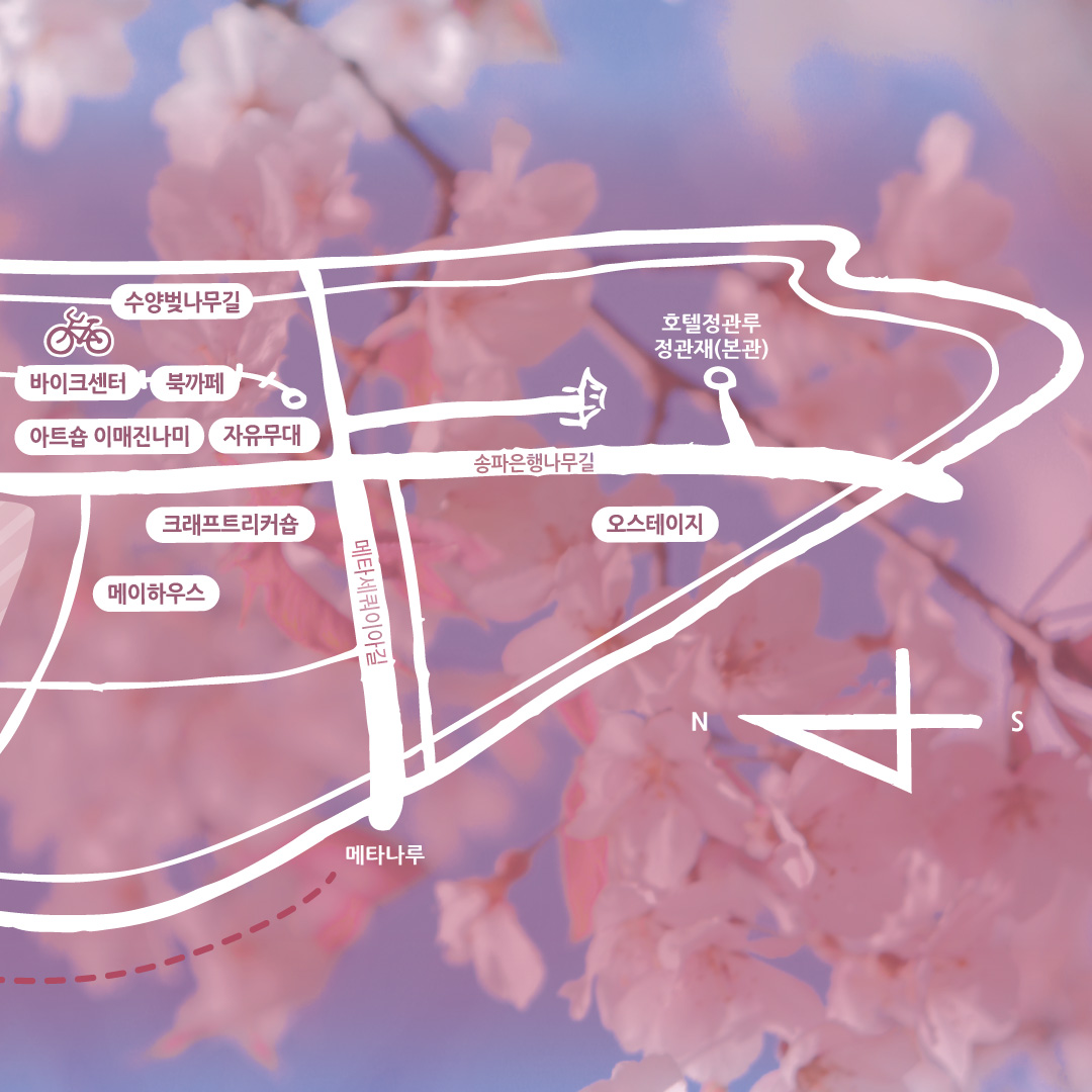 벚꽃축제 지도