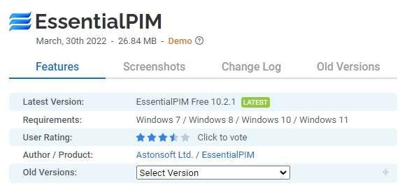 EssentialPIM