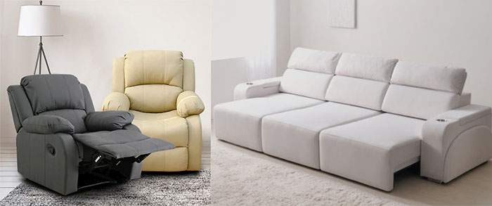 모션 슬라이딩 소파와 리클라이너 소파 비교 나에게 맞는 가구