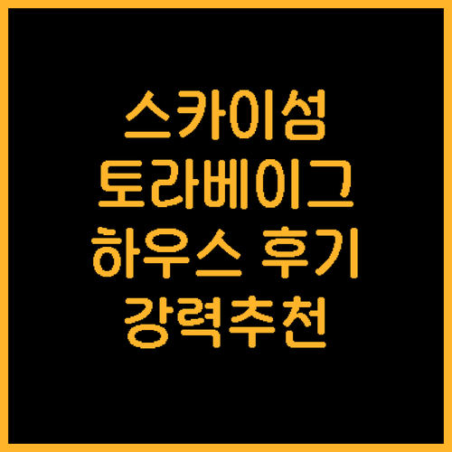 스코틀랜드 스카이섬 호텔 추천! 토라..