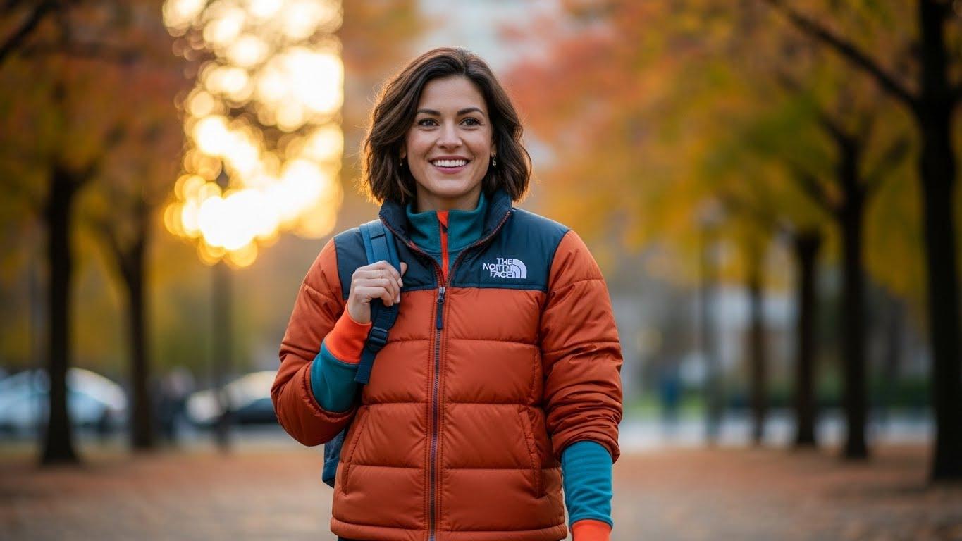 노스페이스 숏패딩 여성