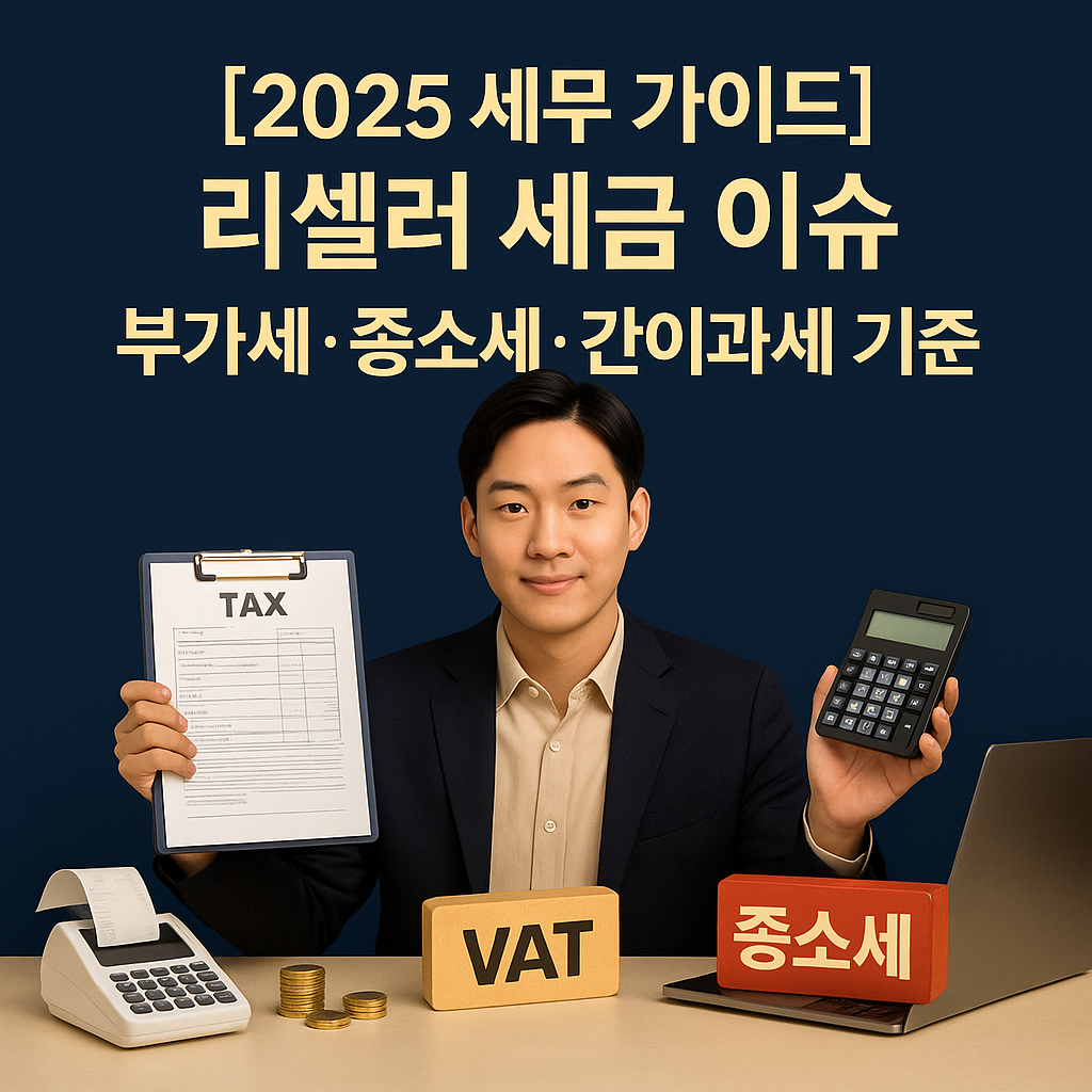 [2025 세무 가이드] 리셀러 세금 이슈 ｜ 부가세&middot;종소세&middot;간이과세 기준