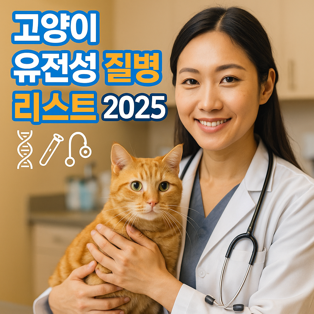 고양이 유전성 질병 리스트 2025 ｜ 주요 질환&middot;검사 방법&middot;예방 팁