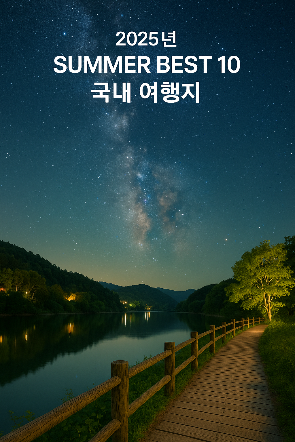 2025년 여름휴가 국내여행지 BEST 10