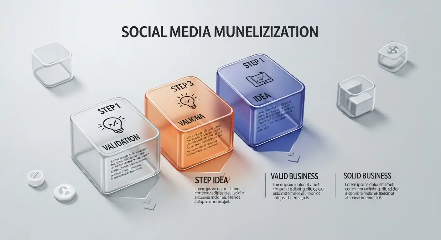 <img src="social_media_monetization_three_step_validation.webp" alt="SNS 수익화 아이디어가 3단계 검증 과정을 거쳐 시장성과 창작자의 역량을 동시에 만족시키며 확고한 비즈니스로 성장하는 과정을 표현한 이미지 입니다">