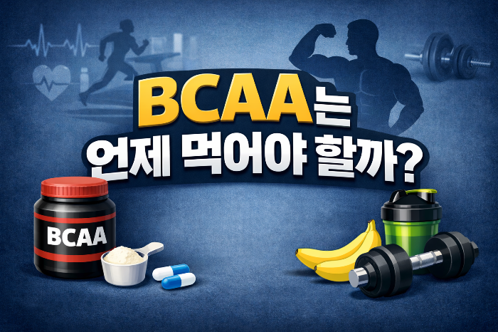 BCAA 언제 먹어야 할까 기준 정리, 운동 전 운동 중 섭취 시점과 필요 여부 설명 이미지