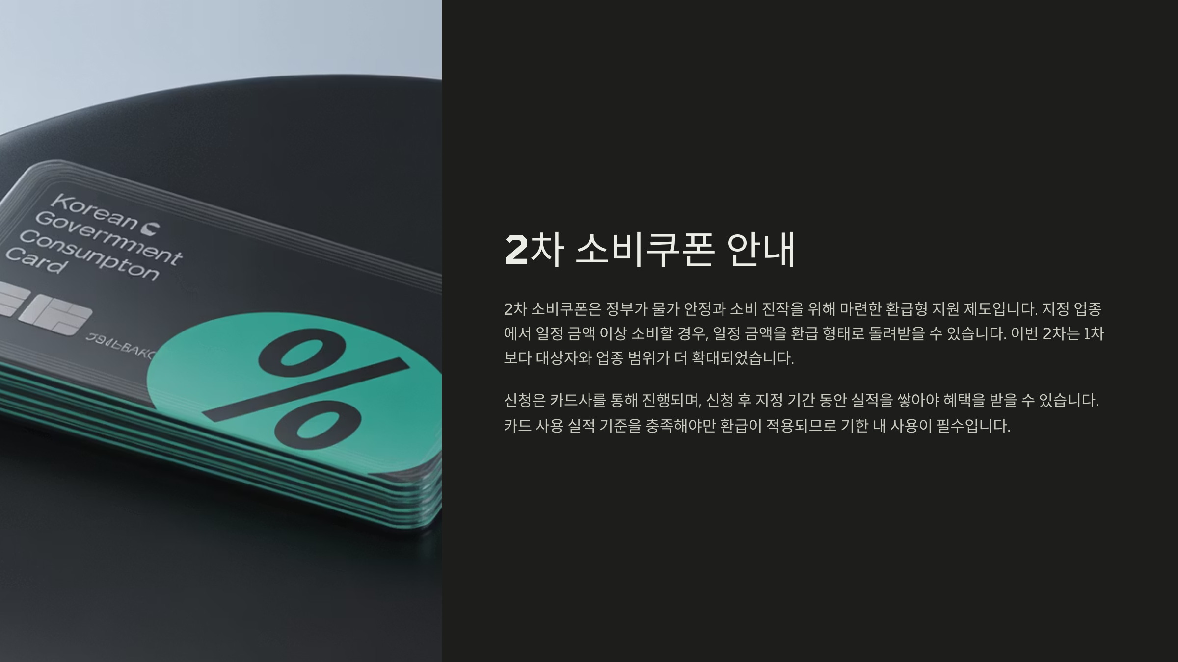 2차 소비쿠폰이란?