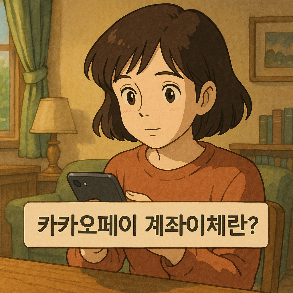 카카오페이- 계좌이체 -방법