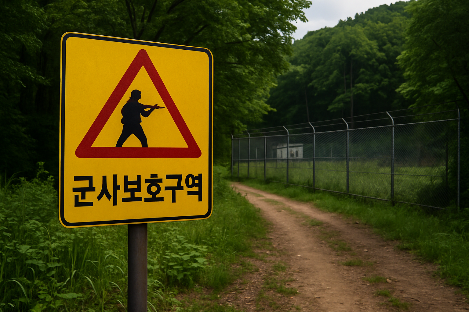 군사보호구역 내 토지