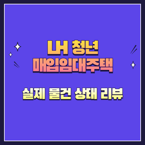 LH 청년 매입임대주택 실제 물건 상태 리뷰