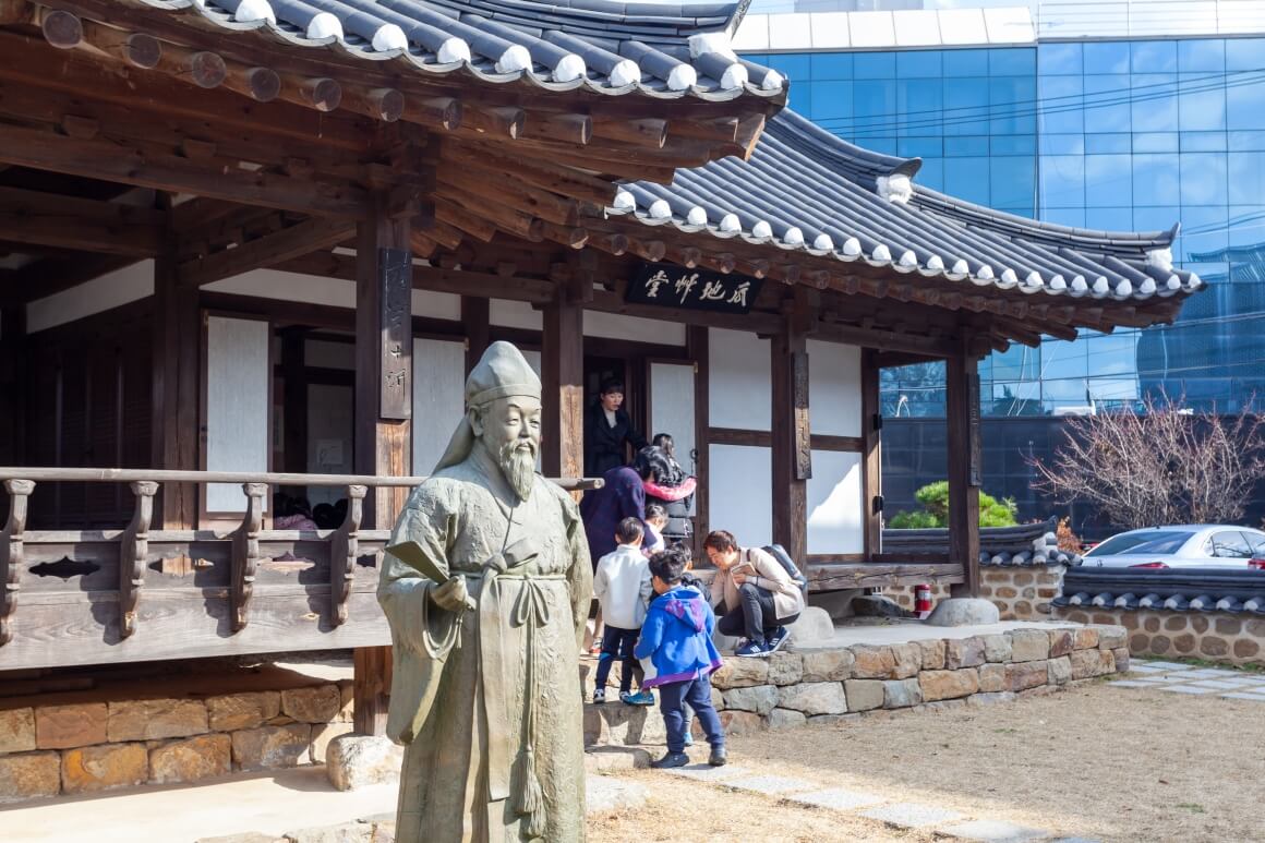 추사가 말년에 머문 과지초당