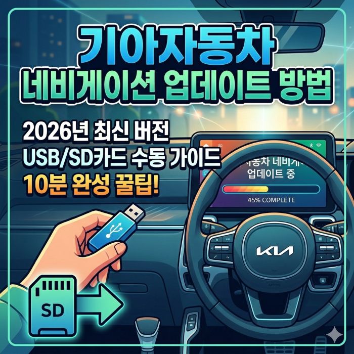 기아자동차 네비게이션 업데이트 방법