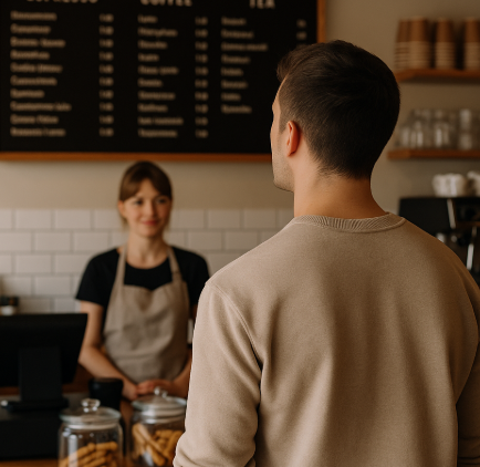 기억 자극을 통해 재방문을 유도하는 자영업자