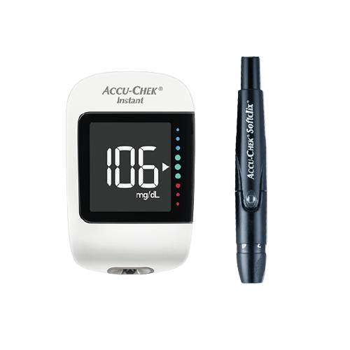 아큐첵 인스턴트 혈당측정기 구성품 사진