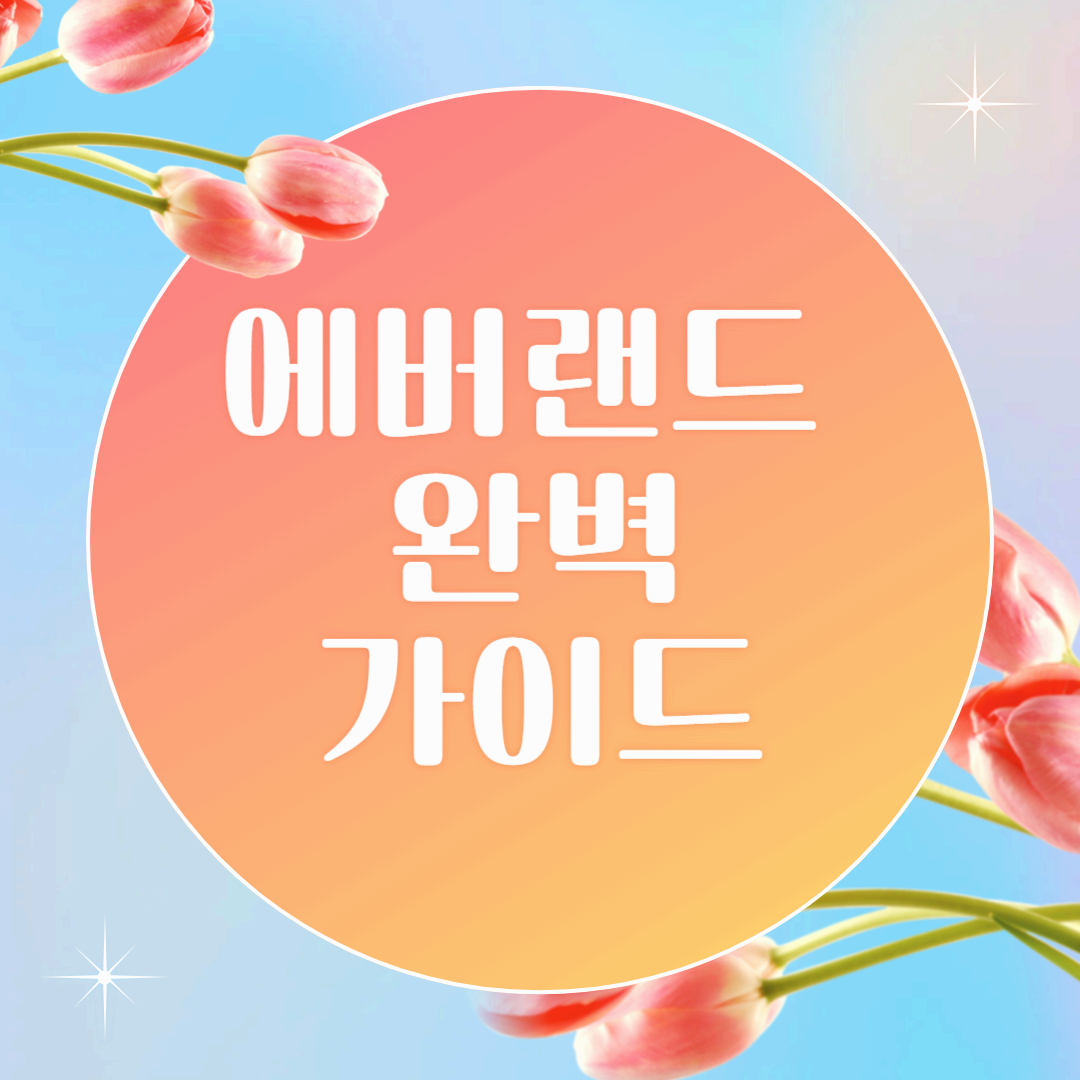 에버랜드 튤립축제 완벽 가이드