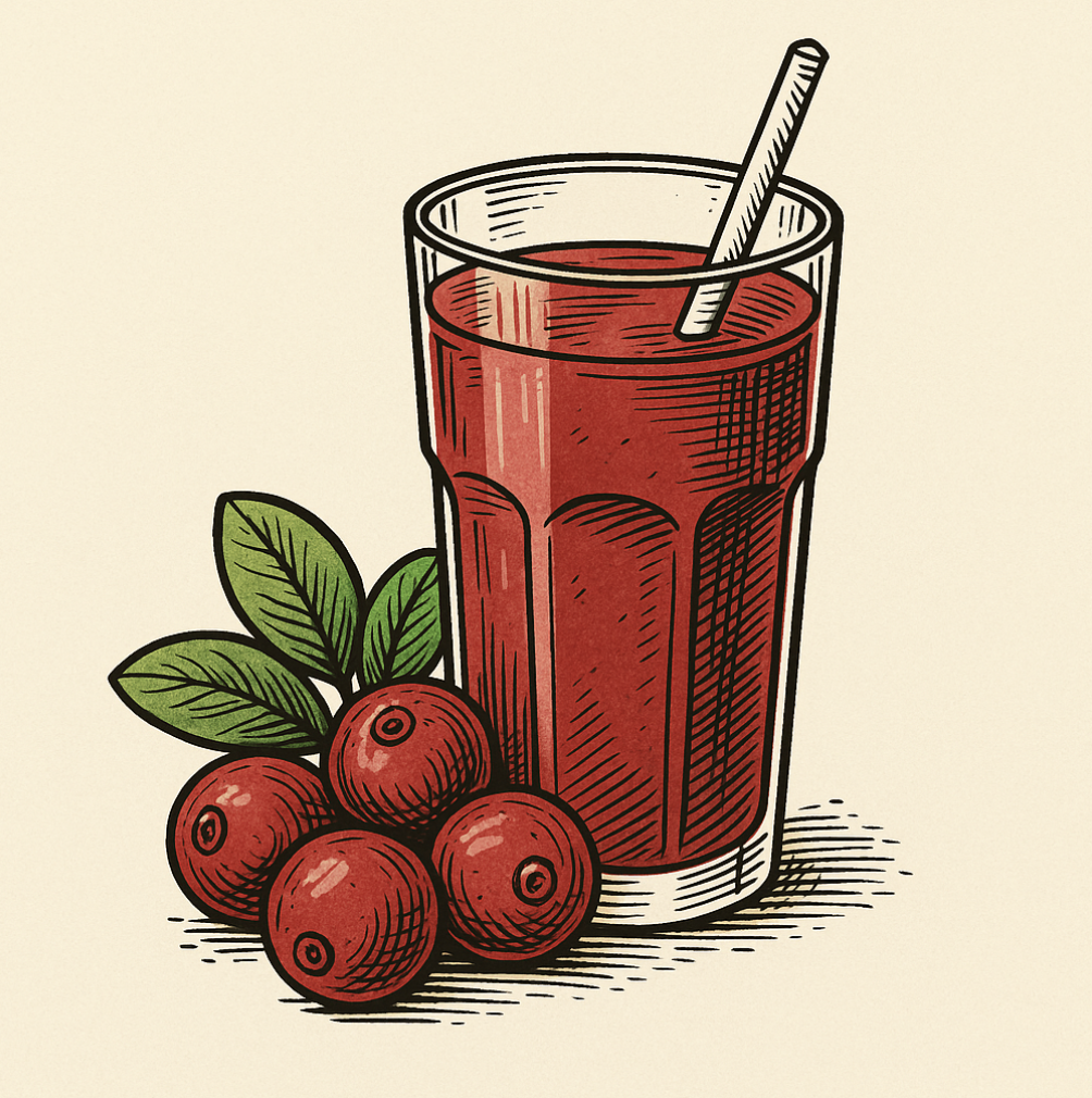 크랜베리 주스 일러스트 이미지