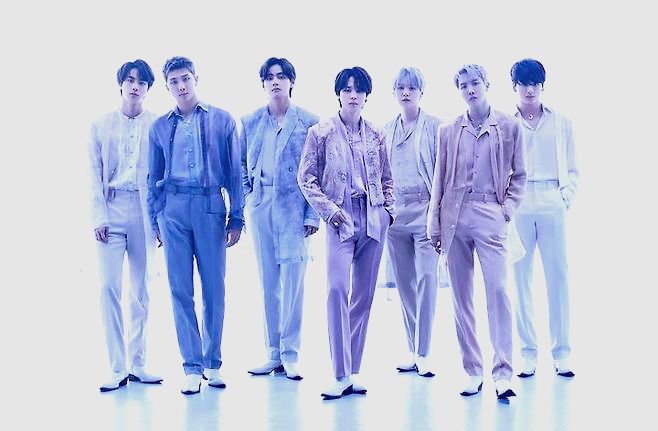 BTS 멤버들 정면사진1