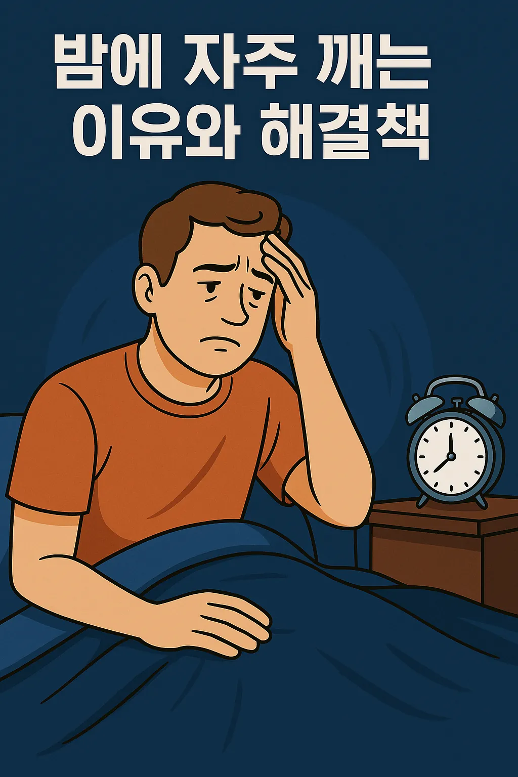 밤에 자주 깨는 이유와 해결책