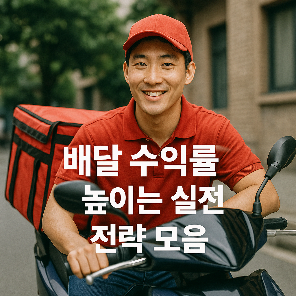 배달 수익률 높이는 실전 전략