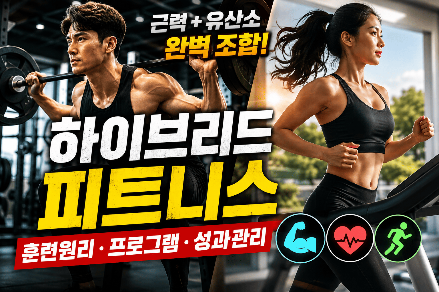 하이브리드 피트니스 운동법 (훈련원리, 프로그램, 성과)