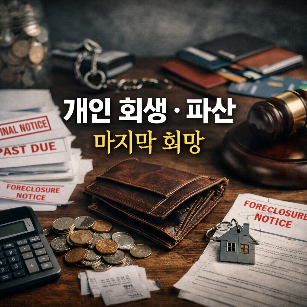 겉으론 밝지만 속으론 무너질 때, 개인 회생 파산으로 다시 숨 쉬는 방법