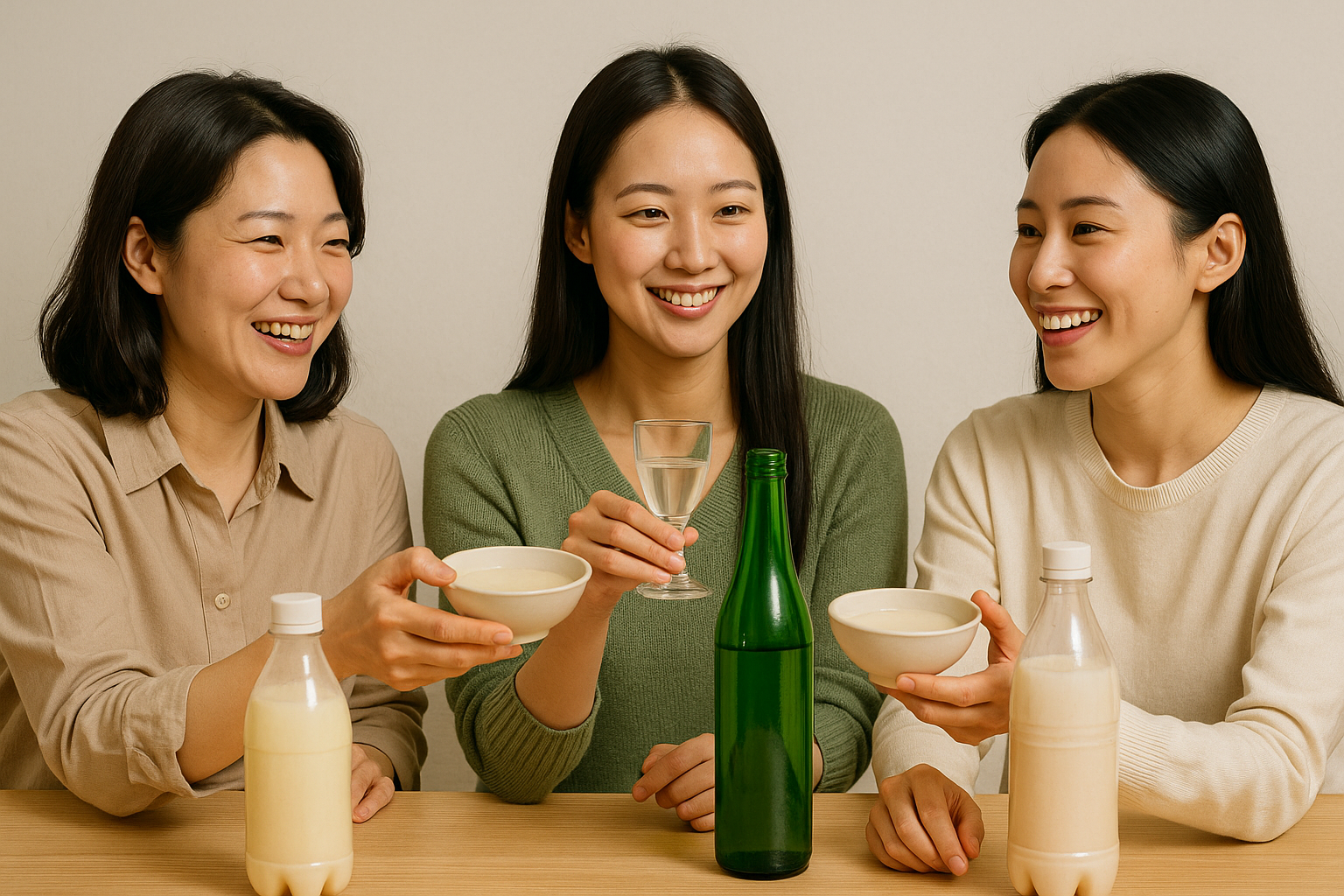 술 마시는 여자들