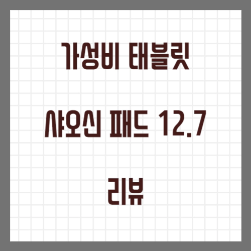 샤오신 패드 12.7