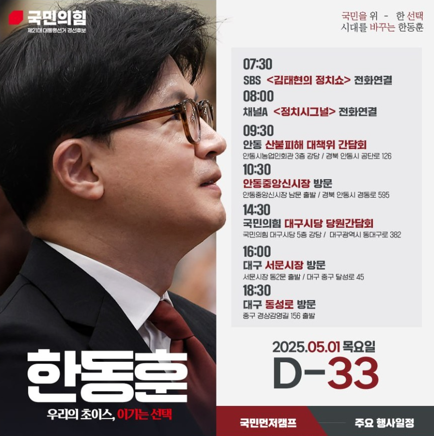 국민의힘 대선후보