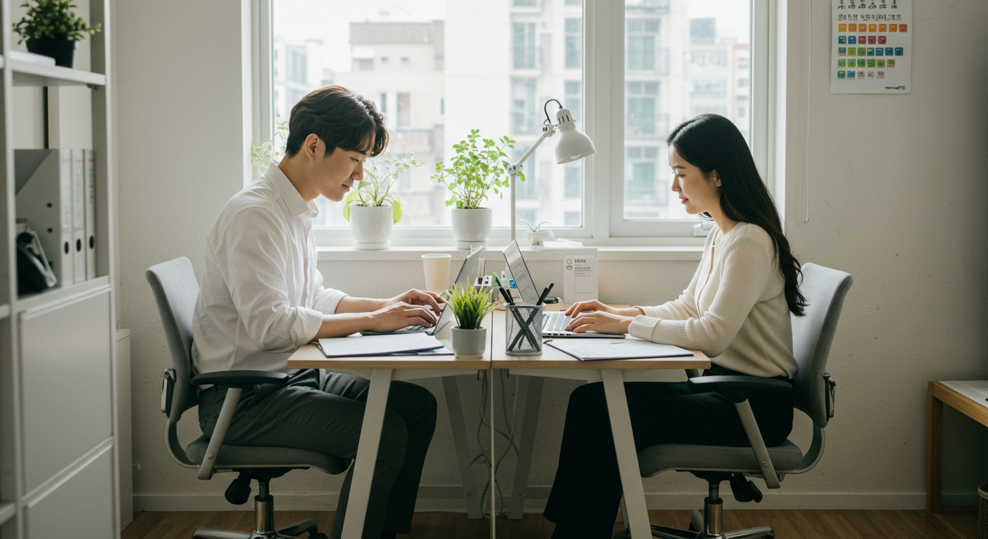 DIY 1인 사무실 인테리어