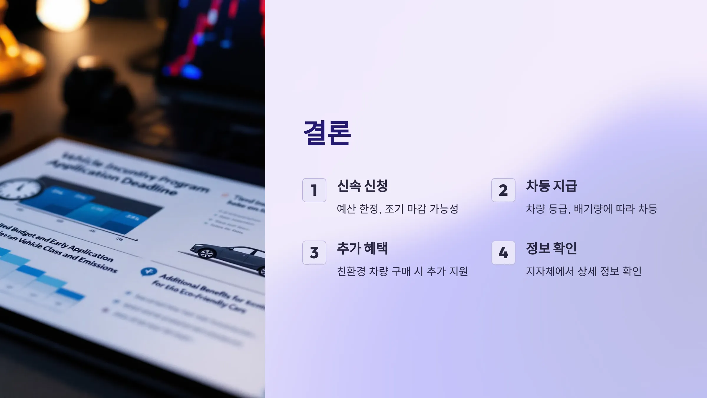 노후 경유차 폐차 지원금 신청방법, 배출가스 등급 확인, 저공해조치 신청, 조기 폐차 신청