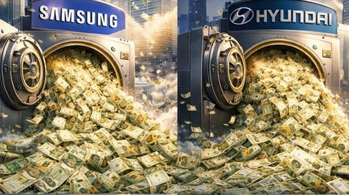 조 단위 지폐가 대기업 금고로만 쏟아짐