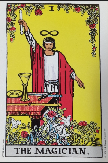 타로카드 인생 전환점으로서의 마법사 카드, 새출발의 에너지, 목표 설정과 현실화