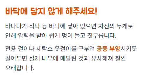 바나나 보관법