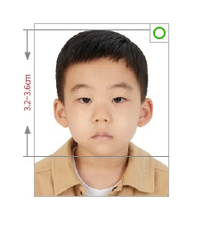 영유아 여권 사진 규격