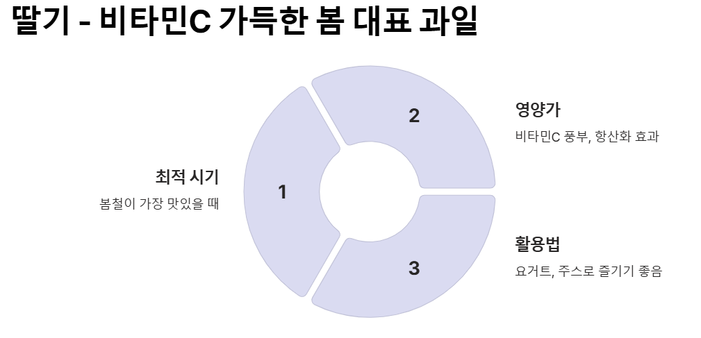 딸기 &ndash; 비타민C 가득한 봄 대표 과일