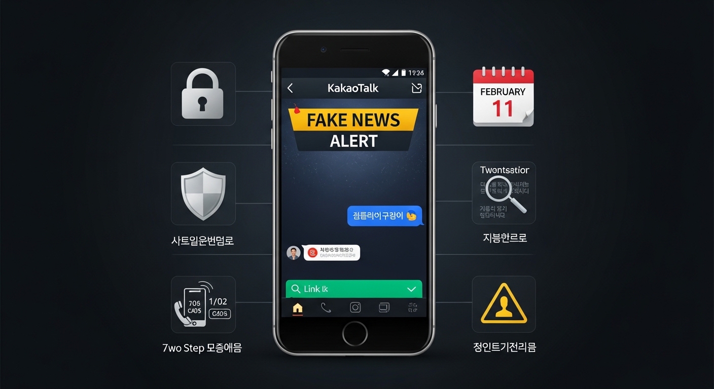 "2월 11일까지 카톡 이것 끄세요" 유포되는 괴담의 실체와 진짜 보안 설정법