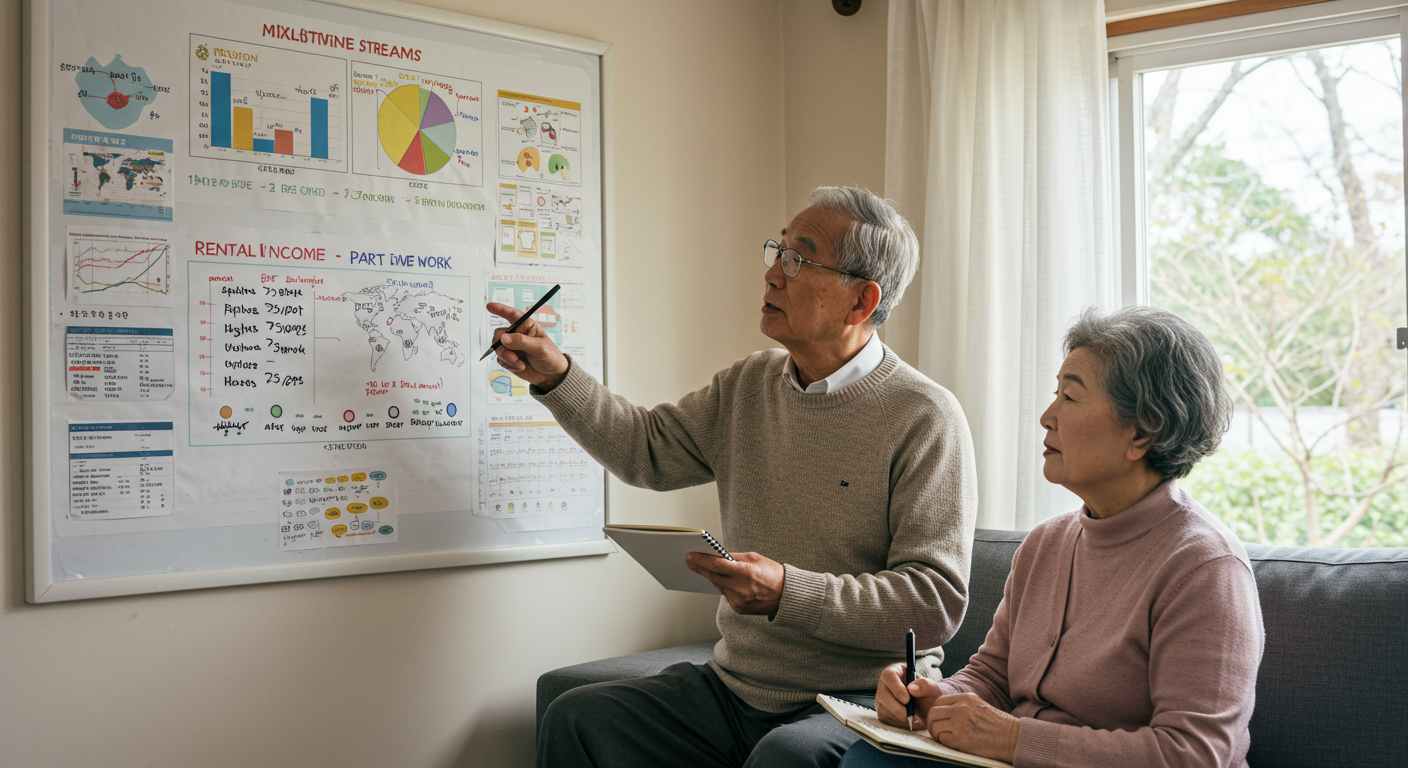 은퇴자가 세금고민 하는 사진