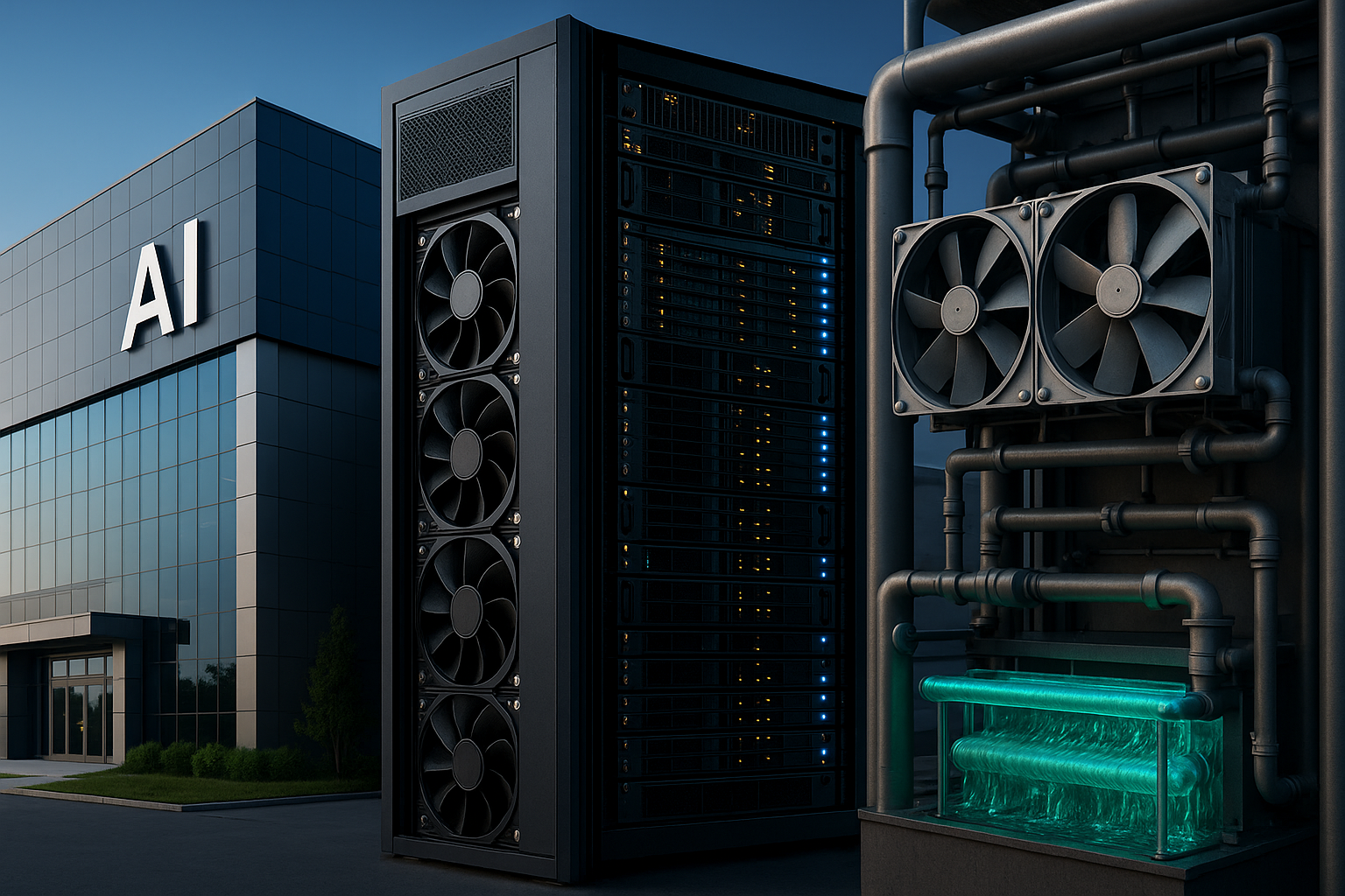 AI 데이터센터 컨셉 이미지