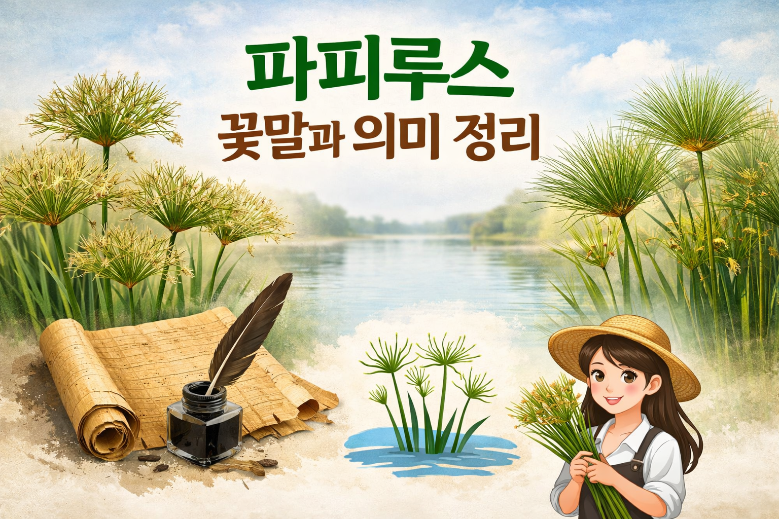 파피루스 꽃말