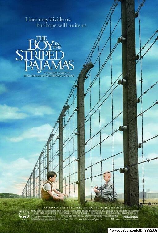 영화-줄무늬파자마를입은소년-포스터