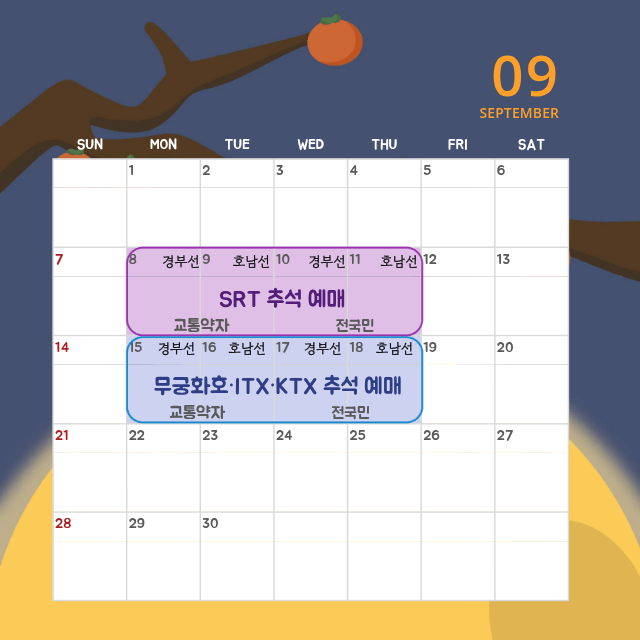 2025년추석기차표예매