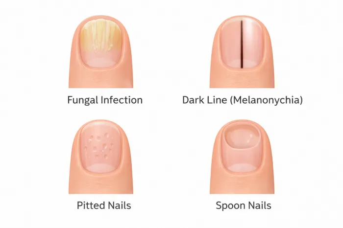 손톱에 세로줄이 생기는 이유