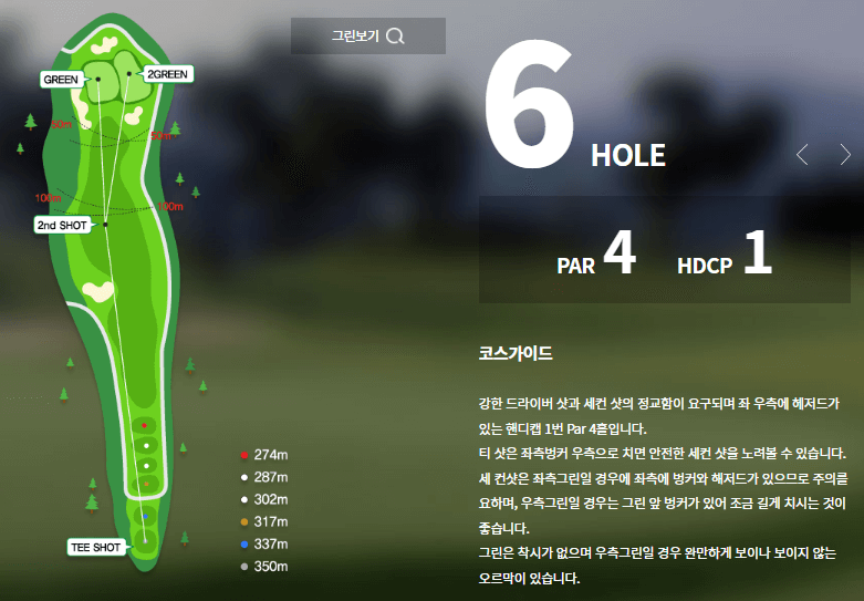 에버리스 골프리조트 새별코스 6
