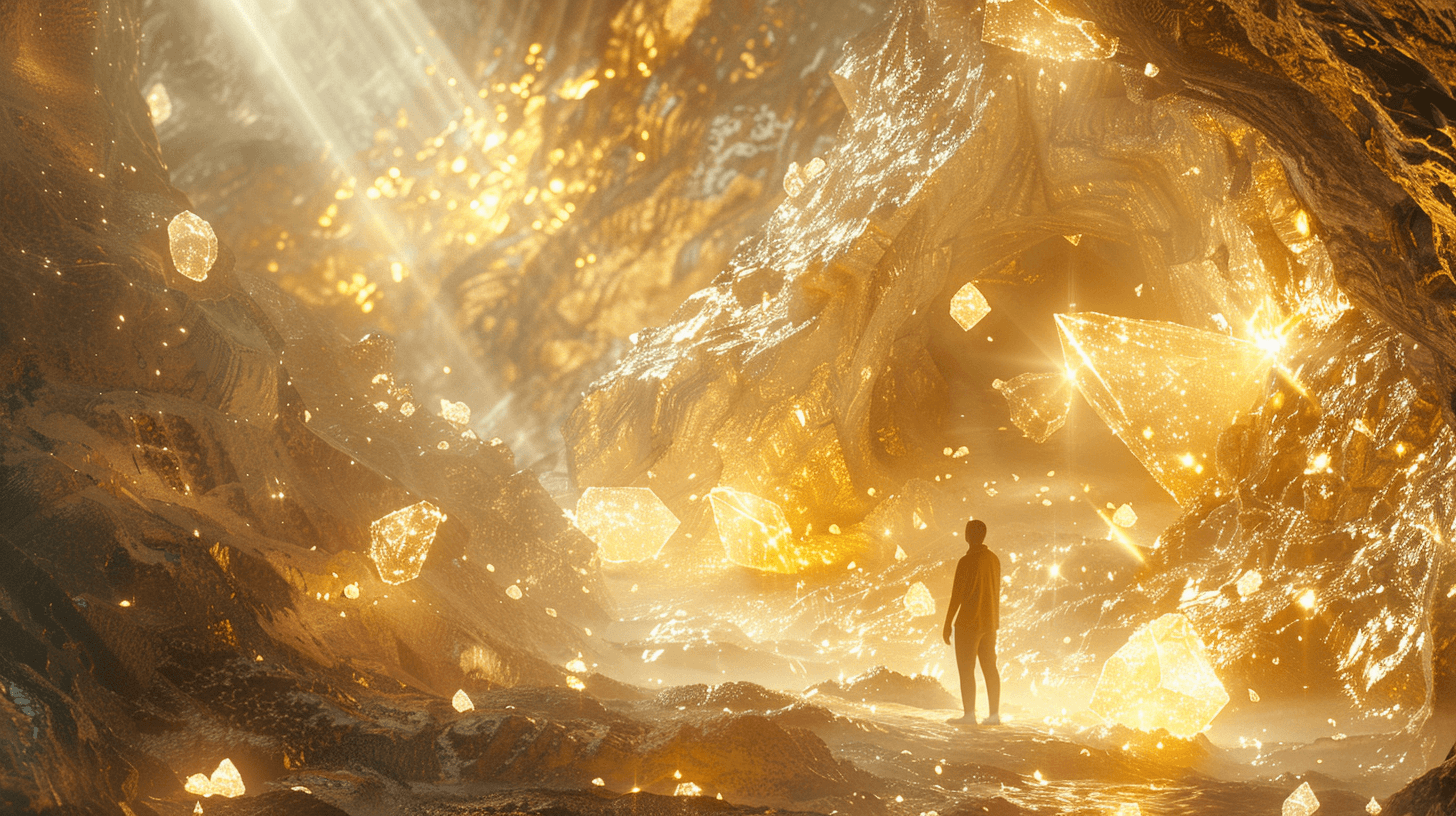 "gold-mine-dream-golden-nuggets-person-digging-luck-wealth-fantasy-dreamscape"