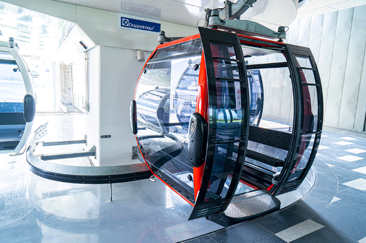 삼악산 케이블카 크리스탈 캐빈