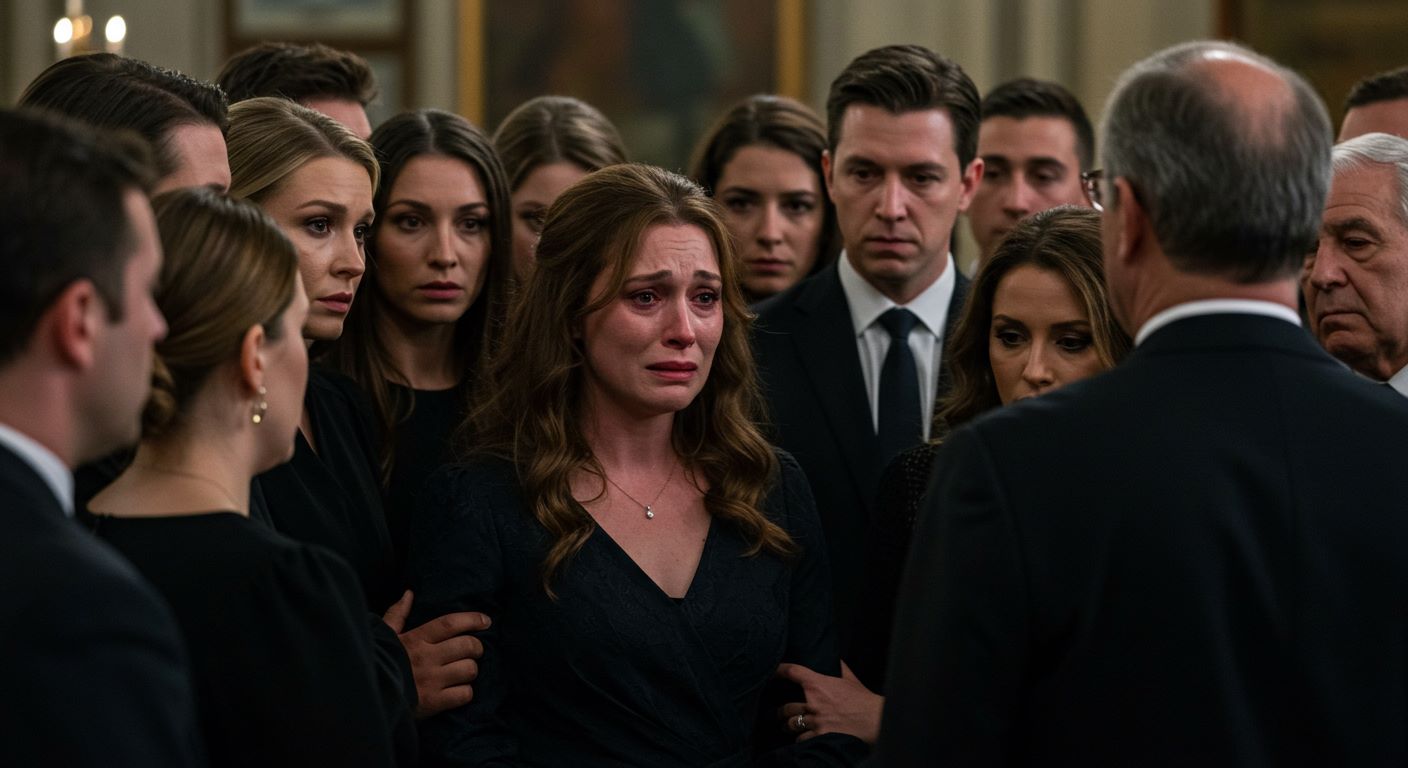 상속인과 하객들 사진